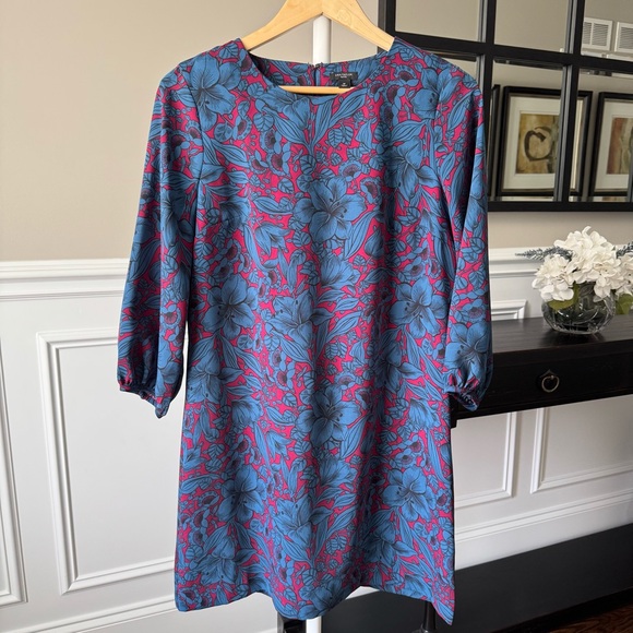 Ann Taylor Sheath Dress with 3/4 Cuffed Sleeves - Picture 1 of 4